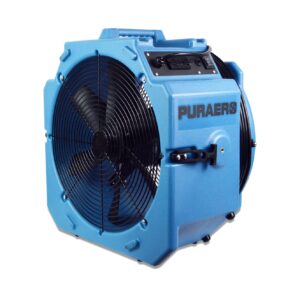 PA-250-AF-BL Left Side View axial fan